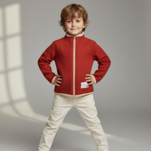 Kids ExploraMid wool fleece - Midweight Warmth, Naturally Made